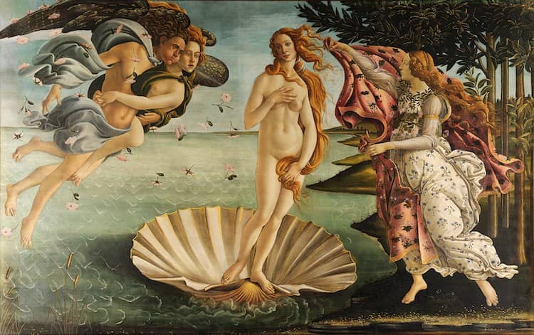 Sandro Botticelli, “The Birth Of Venus,” C. 1484–1486. 