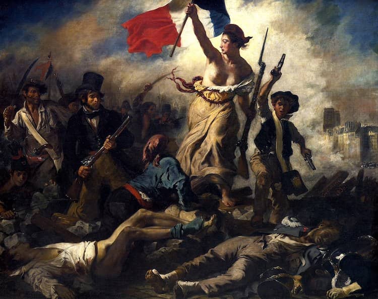 Eugène Delacroix, “Liberty Leading The People,” 1830.