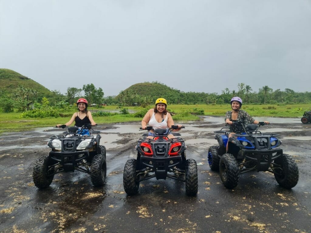 Chocolate Hills Atv Riding In The Loboc River 1