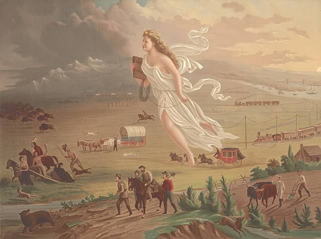 American Progress 1872 By John Gast