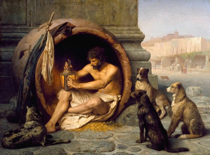 Diogenes by Jean-Léon Gérôme